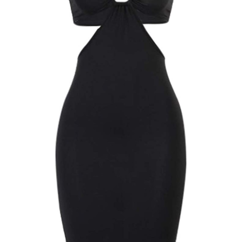 Black maxi dress size small